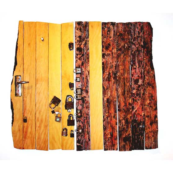 El Anatsui, Day and Night Opening to Each Other, 2002,  EA014