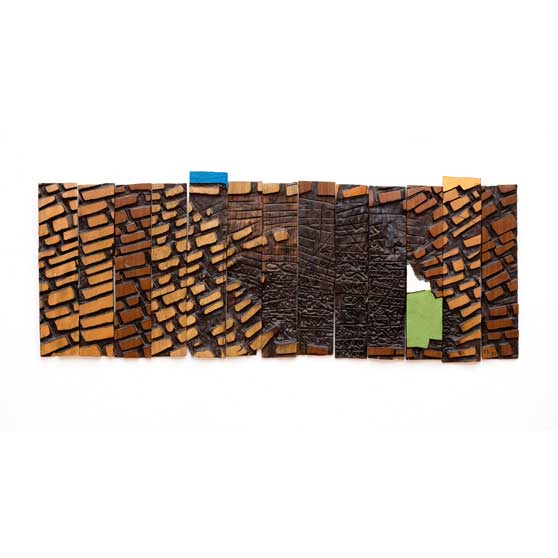 El Anatsui, Inside Stories II, 1990,  EA018