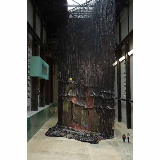 El Anatsui, Behind the Red Moon, 2023,  EA277