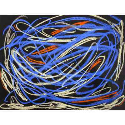 Elisabeth Lalouschek, Out of the Blue, 2025, EL150