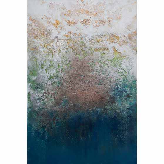 Govinda Sah 'Azad', Mountain-Cloud-Sea, 2025, GS220