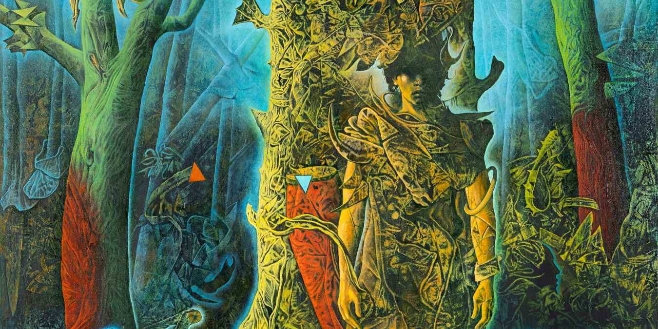 Rafael Trelles, Caliban III, 2025, Oil on linen, 182.88 x 121.92 cm Rafael Trelles, Caliban III, 2025, Oil on linen, 182.88 x 121.92 cm