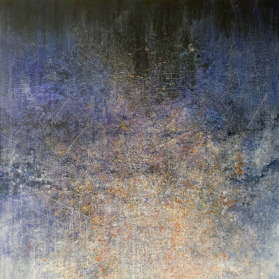 <strong>Govinda Sah &apos;Azad&apos;</strong>, <em>On Cloud Nine</em> (detail), 2019.
Oil and acrylic on canvas, 160 x 120 cm