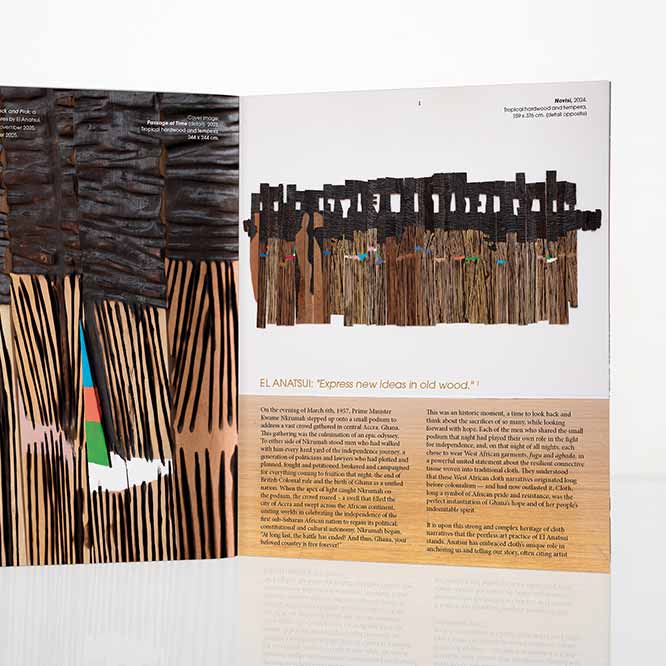 <h2>EL ANATSUI: 'Go Back and Pick' CATALOGUE<br>Now available in our online store</h2>
16 pages - £8.50 (+P&P)
