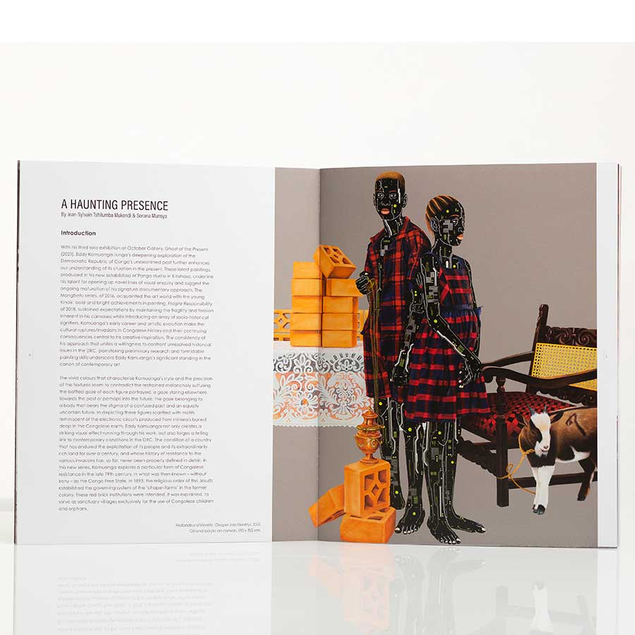 <h2>EDDY KAMUANGA ILUNGA<br>GHOST OF THE PRESENT CATALOGUE</h2>Available From Our Store, £10 + P&P